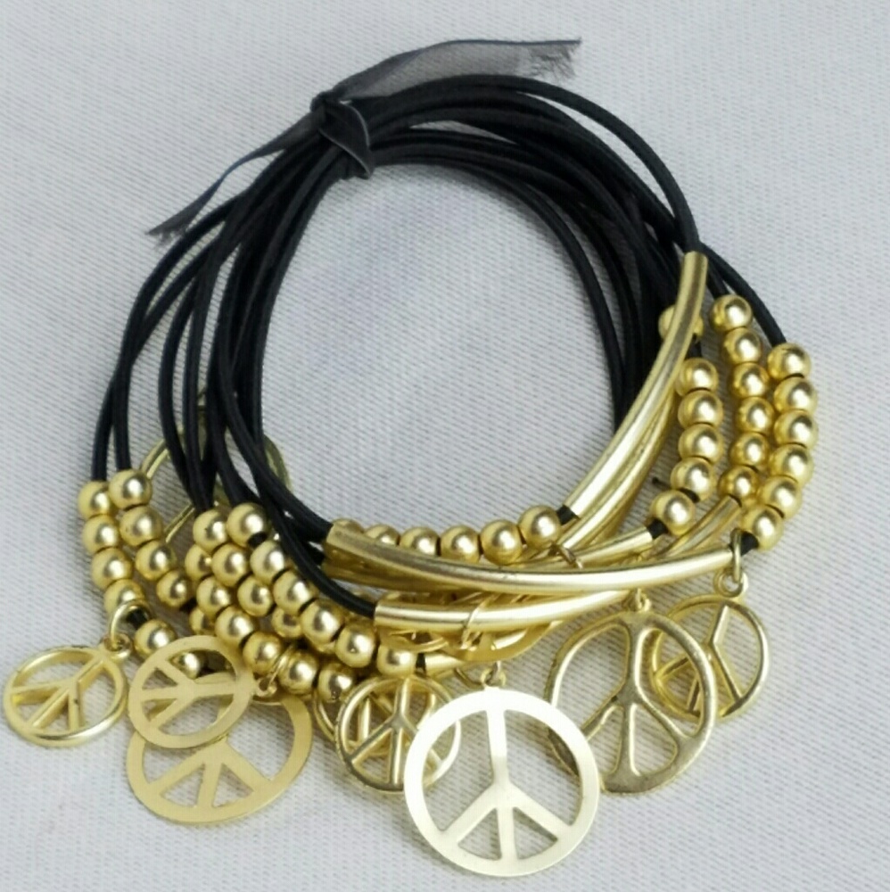 Black and Gold Bracelet
